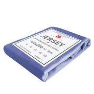 Prześcieradła - Prześcieradło jersey bez gumki 160x200 ciemnoniebieskie - miniaturka - grafika 1