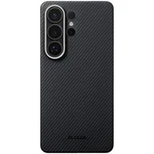 Etui i futerały do telefonów - Etui PITAKA Edge MagSafe do Samsung Galaxy S26 Ultra Czarno-szary - miniaturka - grafika 1