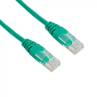 Patchcordy - 4World Kabel krosowy RJ45 (bez osłonki, Cat. 5e UTP, 3m, zielony, retail) 04725 - miniaturka - grafika 1