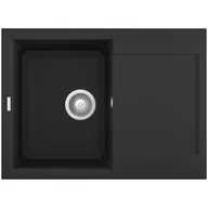 Zlewozmywaki - Elleci Zlewozmywak Easy 135 G40 Nero - miniaturka - grafika 1