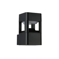 Lampy ogrodowe - Kinkiet zewnętrzny LED 10W Nutri OWL-22982-BK Italux - miniaturka - grafika 1