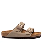 Klapki i japonki męskie - Klapki Birkenstock Arizona Bs 0951301 Szary - miniaturka - grafika 1