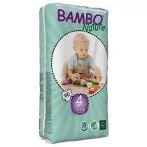 Abena PIELUSZKI Bambo Nature Maxi duża paczka 7-18 kg 60 sztuk 20556-uniw - Kosmetyki kąpielowe dla dzieci - miniaturka - grafika 1