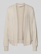 Swetry damskie - Kurtka z dzianiny o kroju regular fit z mieszanki modalu - miniaturka - grafika 1
