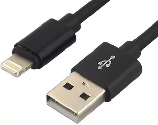 everActive Kabel USB - Lightning EVERACTIVE 1,2m 2,4A czarny (CBB-1.2IB) - Listwy zasilające - miniaturka - grafika 1