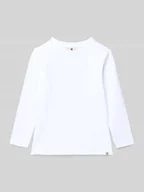 Koszulki dla chłopców - Bluzka z długim rękawem i detalem z logo - miniaturka - grafika 1