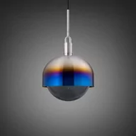 Lampy sufitowe - Lampa wisząca Forked Pendant Shade Globe Large Smoked Palona Stal - miniaturka - grafika 1