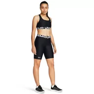 Spodnie sportowe damskie - Damskie kolarki treningowe Under Armour UA HG Authentics 8in Short - czarne - UNDER ARMOUR - miniaturka - grafika 1