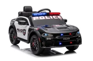Tory, garaże, parkingi - Auto Na Akumulator Dodge Charger Policyjny Czarny - miniaturka - grafika 1