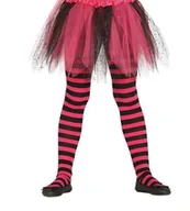 Dodatki do strojów karnawałowych - Rajstopy Wróżki Różowe Dziecięce - miniaturka - grafika 1