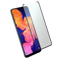 Szkła hartowane na telefon - Zabezpieczenie ekranu ze szkła hartowanego do Galaxy A10, odporne na odciski palców, czarne kontury - miniaturka - grafika 1