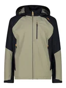 Kurtki i kamizelki sportowe męskie - CMP Kurtka funkcyjna w kolorze beżowo-czarnym - miniaturka - grafika 1