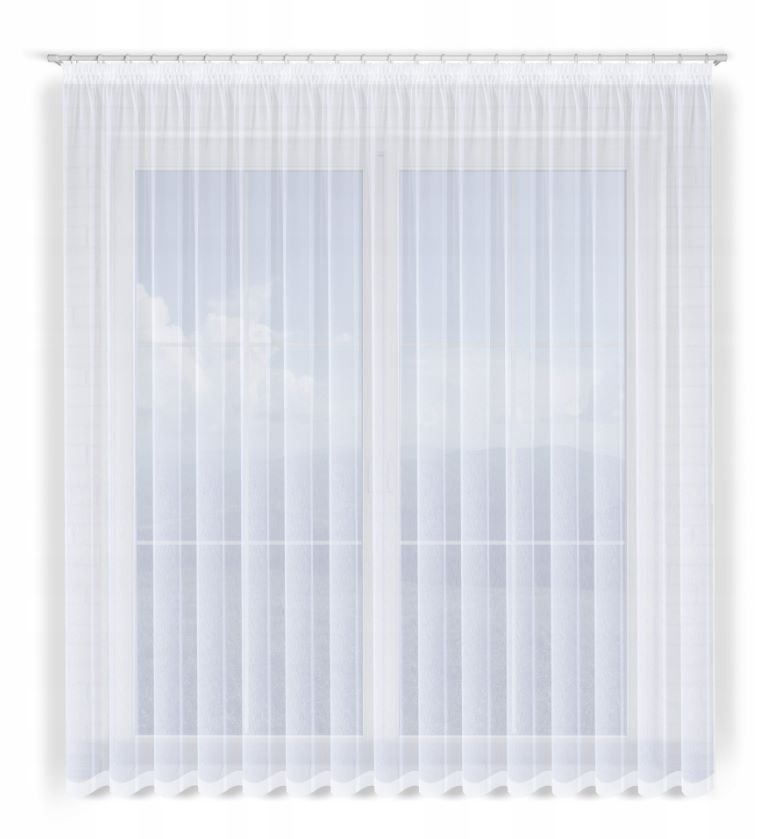 Firana gotowa 300x260,markizeta z podwinięciem 5cm