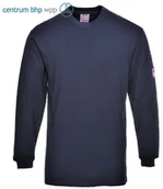 Odzież robocza - PORTWEST FR11 T-SHIRT Z DŁUGIMI RĘKAWAMI, ANTYSTATYCZNY, TRUDNOPALNY; GRANATOWY - miniaturka - grafika 1