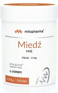 Dr. Enzmann MSE Miedź MSE (120 kaps.) - Suplementy naturalne - miniaturka - grafika 1