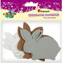Hasta Ozdoba dekoracyjna Kroliczki 373195 Pbh Op8szt - Dekoratorstwo - miniaturka - grafika 2