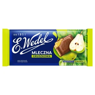 E. Wedel Czekolada mleczna gruszkowa 100 g - Czekolada - miniaturka - grafika 1