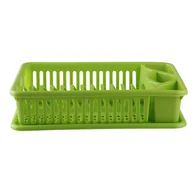 Suszarki do naczyń - Altom SUSZARKA DO NACZYŃ PROSTOKĄTNA FOL.43X27X9,5CM SELEDYN 5902443996597 - miniaturka - grafika 1