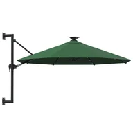 Parasole ogrodowe - Zielony parasol ogrodowy z oświetleniem LED Z4-Z64 - miniaturka - grafika 1
