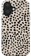Etui i futerały do telefonów - Burga Etui Almond Latte Tough Magnetic do iPhone 16, beżowe z czarnymi kropkami - miniaturka - grafika 1