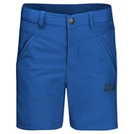 Spodenki damskie - Jack Wolfskin Szorty przeciwsłoneczne dla dzieci Błękit przybrzeżny 104 - miniaturka - grafika 1