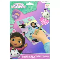 Prace ręczne dla dzieci - Zestaw kreatywny naklejki do wydrapywania Gabbys STARPAK 549170 - miniaturka - grafika 1
