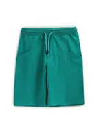 Spodenki damskie - Coccodrillo Szorty sportowe WC5120502TBJ Zielony Regular Fit - miniaturka - grafika 1