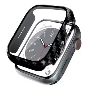 Etui CRONG Hybrid Watch Case do Apple Watch 4/5/6/SE (44 mm) Carbon - Akcesoria do smartwatchy - miniaturka - grafika 1