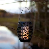 Lampy ogrodowe - Lampa solarna LED Flame, trzy opcje, 42 cm - miniaturka - grafika 1