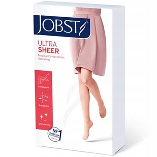 JOBST ULTRA SHEER pończochy uciskowe krótkie CCL2 czarny, rozmiar 1 ZP - >>> DARMOWA od 149zł <<<- - Bielizna lecznicza - miniaturka - grafika 1