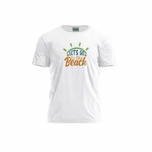 Green Fish, Męski T-shirt z cyfrowym nadrukiem,% 100 bawełna, biały, na co dzień, męskie topy, rozmiar: XL, biały, XL - Koszulki męskie - miniaturka - grafika 1