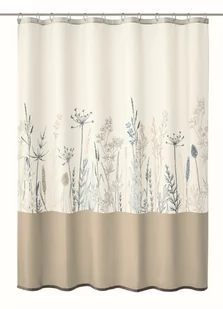 Kleine Wolke Savannah Tekstylna Zasłona prysznicowa motyw suchych traw 180x200 cm - Zasłony prysznicowe - miniaturka - grafika 1