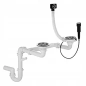 Syfony - Przyściennny Syfon Automatyczny 1 Komora Push Up - miniaturka - grafika 1