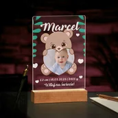 Ramki na zdjęcia - Lampka ramka L z wydrukiem na szkle akrylowym i podświetleniem LED - miniaturka - grafika 1