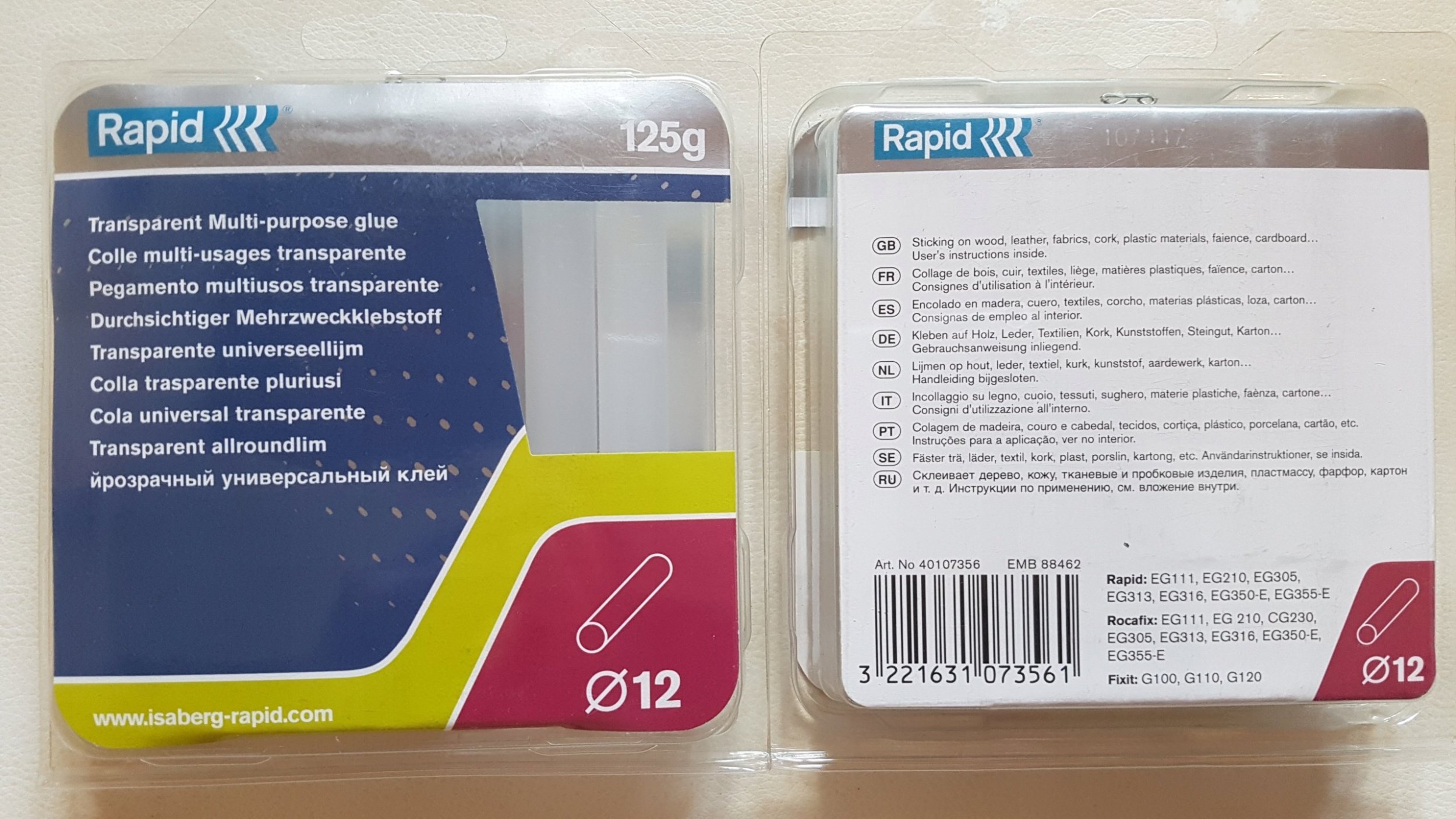 Rapid Glue Universal transparent 12 mm 125 g