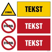 Systemy ekspozycyjne i znaki informacyjne - ZNAK NA ZAMÓWIENIE WZÓR E-010, KN - FOLIA PODŁOGOWA NIEŚWIECĄCA; (300X300MM) - miniaturka - grafika 1