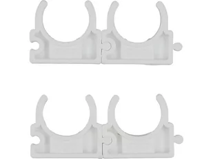 UCHWYTY, KLIPSY MONTAŻOWE, INSTALATORSKIE, OTWARTE DO RUR 20MM 4SZT. - Akcesoria hydrauliczne - miniaturka - grafika 2