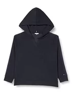 Bluzy damskie - Tommy Hilfiger Damska bluza z kapturem RLX VISC Interlock O-NK, pustynne niebo, XXL - miniaturka - grafika 1