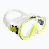 Maski do nurkowania - Maska do nurkowania TUSA Freedom Elite biała/żółta - miniaturka - grafika 1