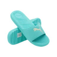 Klapki i japonki damskie - Damskie Klapki PUMA COOL CAT 2.0 SPORT WNS 39096321 – Turkusowy - miniaturka - grafika 1