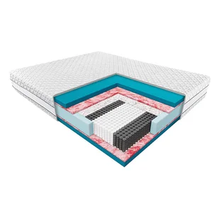 Materac HYBRIS JANPOL kieszeniowy : Rozmiar - 140x200, Pokrowce Janpol - Adaptive Beige - Materace - miniaturka - grafika 1