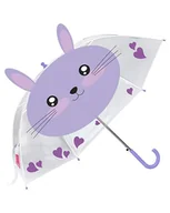 Parasole - SJ GANG STYLE JAM GANG - Parasol dziecięcy - fioletowy - króliczek - podróż i wypoczynek, Fioletowy, Taglia Unica, Parasol - miniaturka - grafika 1
