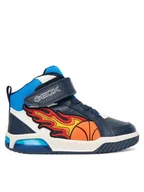 Buty dla chłopców - Geox Sneakersy J Inek J569CC 05411 C0693 M Granatowy - miniaturka - grafika 1