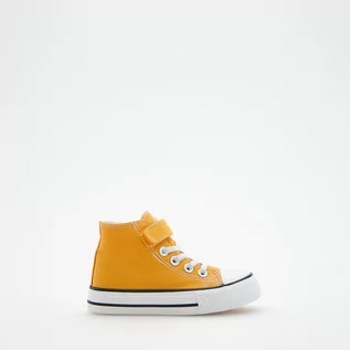 Buty dla chłopców - Reserved - Trampki na rzepy - Żółty - grafika 1