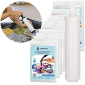 Pokrowce na ubrania - Worki próżniowe 10 szt. z pompką, torby zamykane próżniowo na ubrania 4 rozmiary - miniaturka - grafika 1