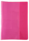 Szkolne artykuły papiernicze - Panta Plast Okładka na zeszyt A5 PCV Neon różowy (10szt) - miniaturka - grafika 1