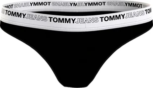 Tommy Hilfiger Stringi Damskie Majtki Thong Czarne Uw0Uw03865 Bds Xs - Majtki damskie - miniaturka - grafika 1