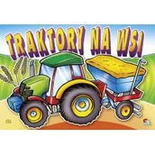 Pozostałe książki - Krzesiek Kolorowanka. Traktory na wsi - Traktor zielony (B5, 12 str.) - miniaturka - grafika 1