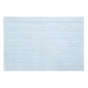 Lorena Canals trenzas Soft Niebieski 80 x 120 cm dywan nadaje się do prania C-TR-SB-S - Dywany dla dzieci - miniaturka - grafika 2