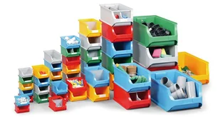 Allit pojemnik ProfiPlus nr 1, zielony 102x100x60mm (456203) - Skrzynki i torby narzędziowe - miniaturka - grafika 3